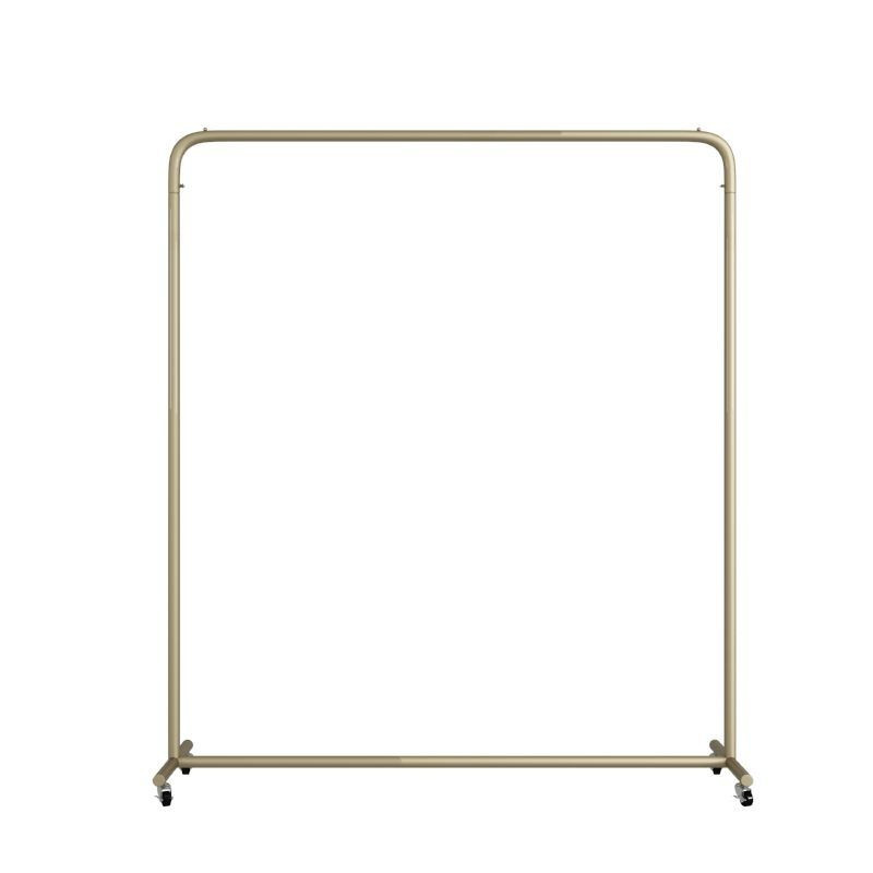 many🔥การประกันคุณภาพ🔥 Clothing Store Display Rack Golden Clothing Rack Women's Clothing Store She