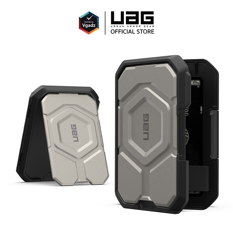 UAG ที่เก็บบัตรติดหลังมือถือ รุ่น Magnetic Wallet with Stand