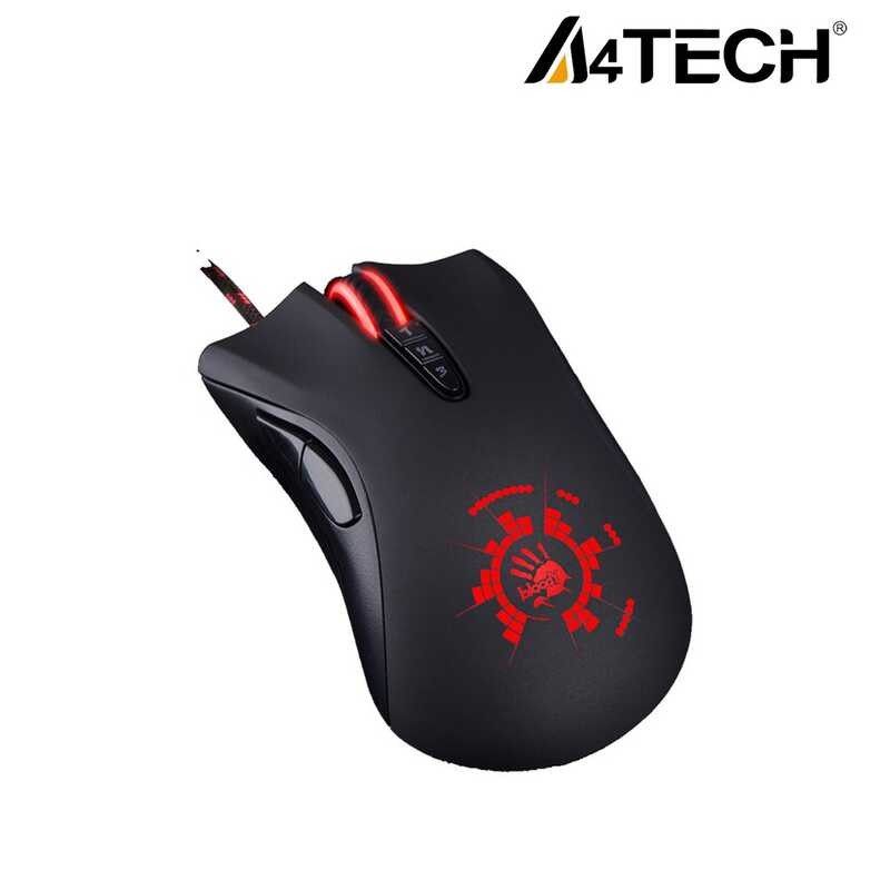 A4tech Bloody A91 เมาส์สวิตช์ไมโครสวิตช์เกม USB แบบมีสายและ
