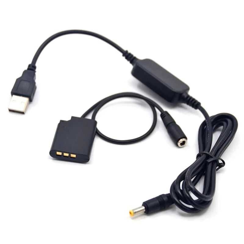 ภาพใหญ่: 2 สายไฟต่อ USB EP-62E DC Coupler EN-EL11 EN EL11 Nikon S550 S560 S600 Pen