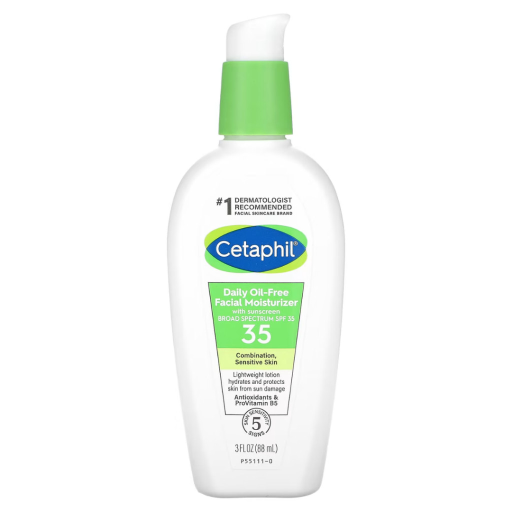 Cetaphil Daily Oil-Free Facial Moisturizer Sunscreen SPF 35 - 3 fl oz / 88ml