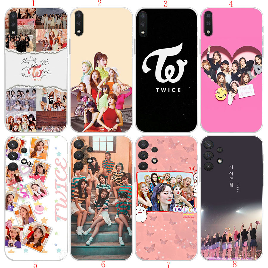 Samsung A6 A8 A9 J4 2018 J2 J4 J5 J6 J7 Prime Plus TWICE K POP เคสโทรศัพท์โปร่งใสนุ่ม