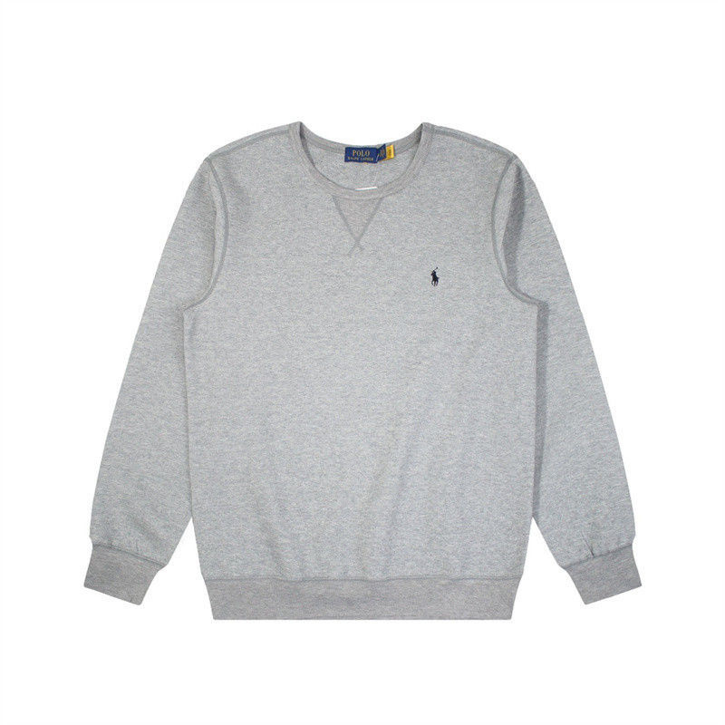 สตรีทแฟชั่น 5alp6re3 ผู้ชายและผู้หญิงผ้าฝ้ายเสื้อสองด้านวงกลมขนสัตว์พร้อมตัวอักษรปักรอบคอพลัสขนาดเส