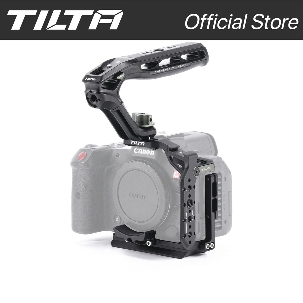 TILTA สําหรับ Canon R5c TA-T32-HCC-B ครึ่งกล้องสําหรับ Canon R5C ชุดน้ําหนักเบา - สีดํา