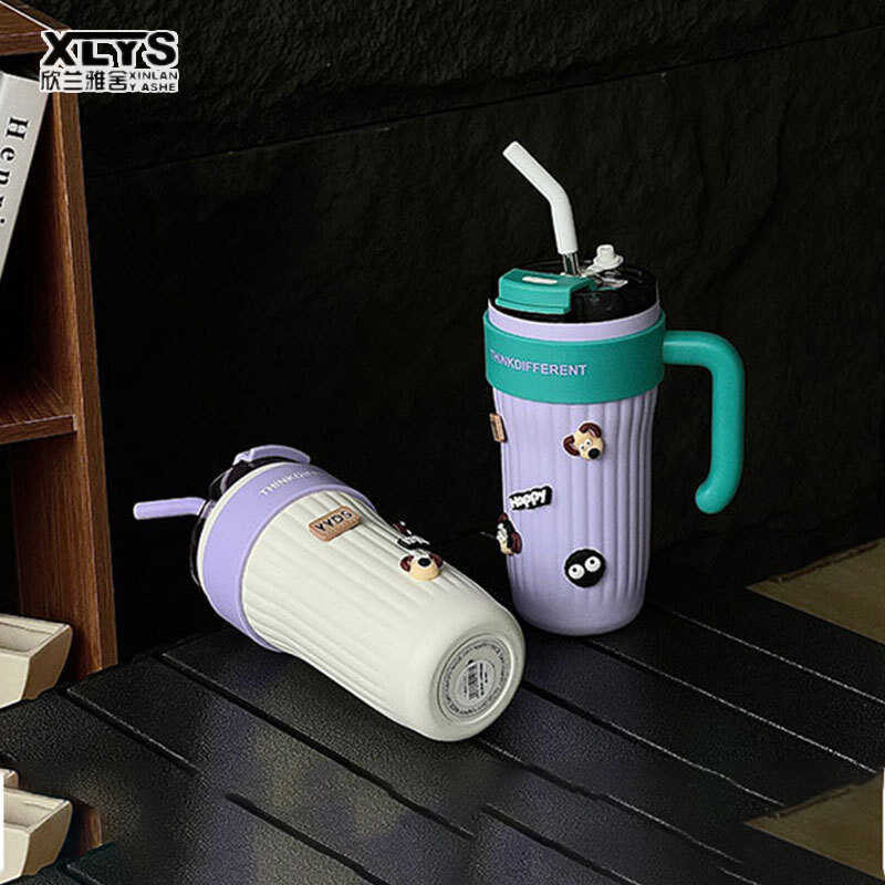 316 Stainless Steel Cup 860Ml Insulated Coffee Cup Ice Bully Cup Large Capacity Water Cup Stainless