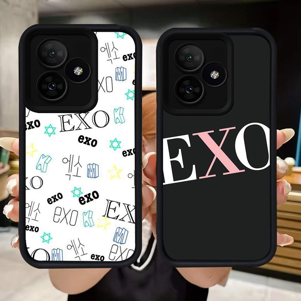 Q21 EXO soft Casing สําหรับ Realme C63 C55 C67 Narzo 50A Prime GT 6 C51 C53 หมายเหตุ 50 C31 C35 60 C