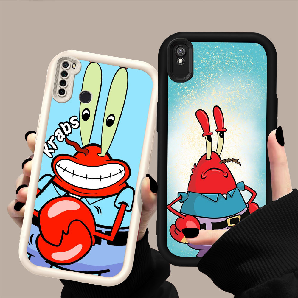 YZ-180 SpongeBob Mr. Krabs เคสกันกระแทกสําหรับ Xiaomi Redmi Note POCO 9T 6A M3 7 9A Pro