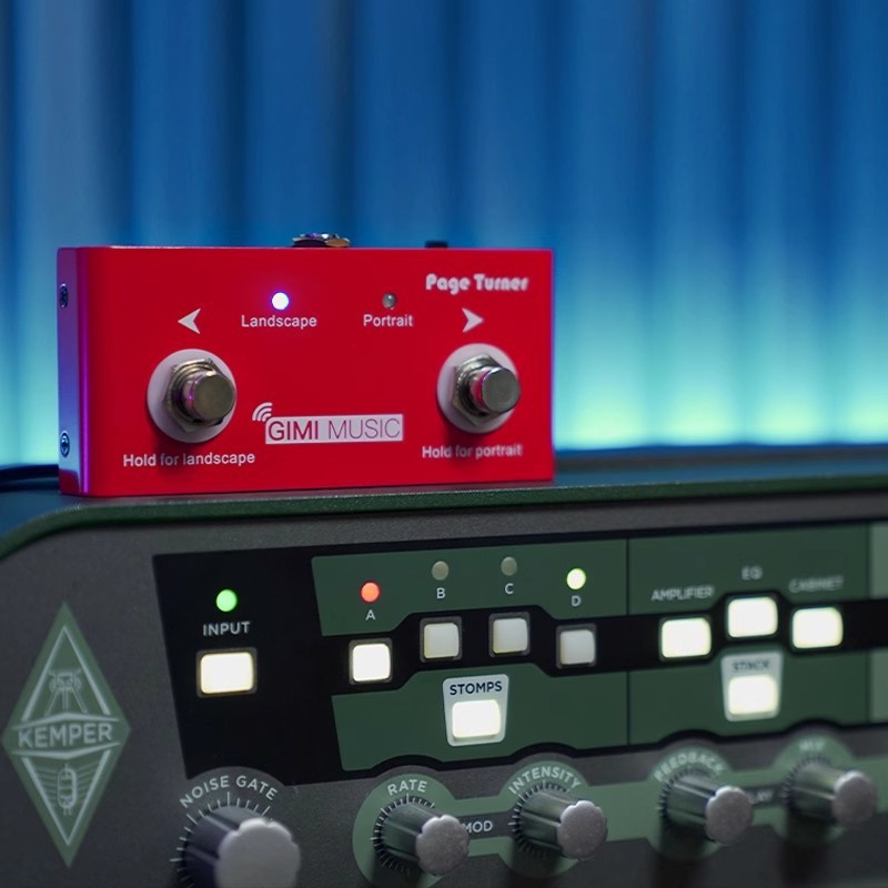 Gimi Wireless Bluetooth Score Score Score Music Score Guitar Piano คะแนน Apple Android Foot Pedal P