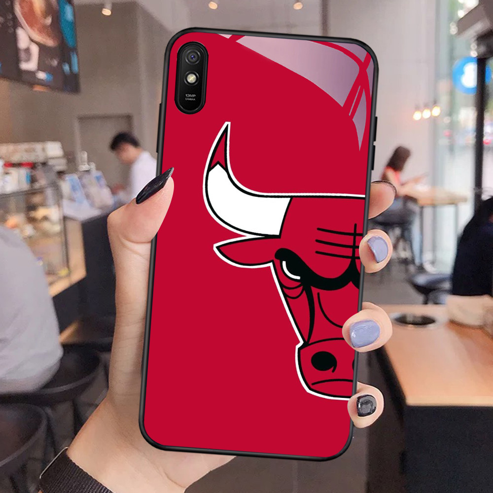 NC-17 Chicago Bulls Glass Case สําหรับ Xiaomi Redmi 9A 9i 7 หมายเหตุ 7 Pro