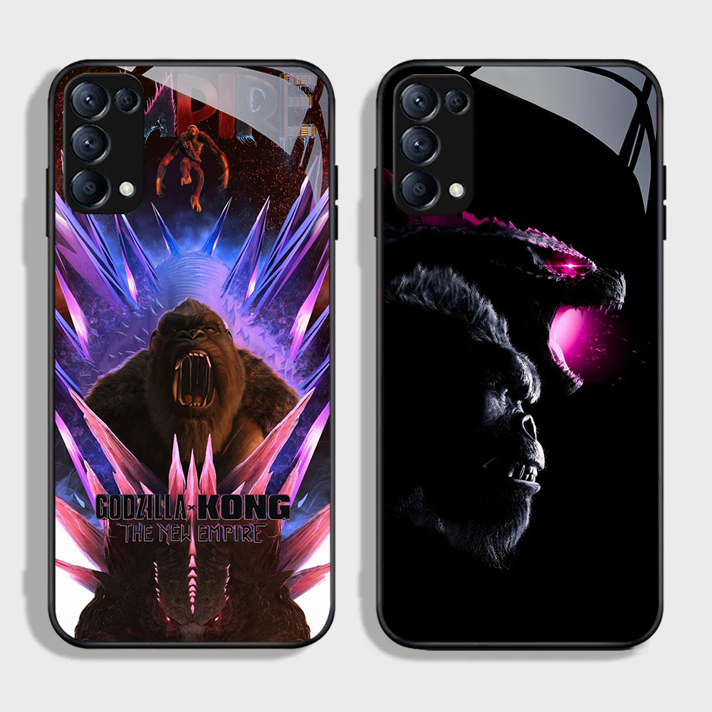 NA-36 Godzilla vs Kong2 HD Softcase Glossy Glass สําหรับ OPPO Reno 6Z 6 5 4 3 A91 F15