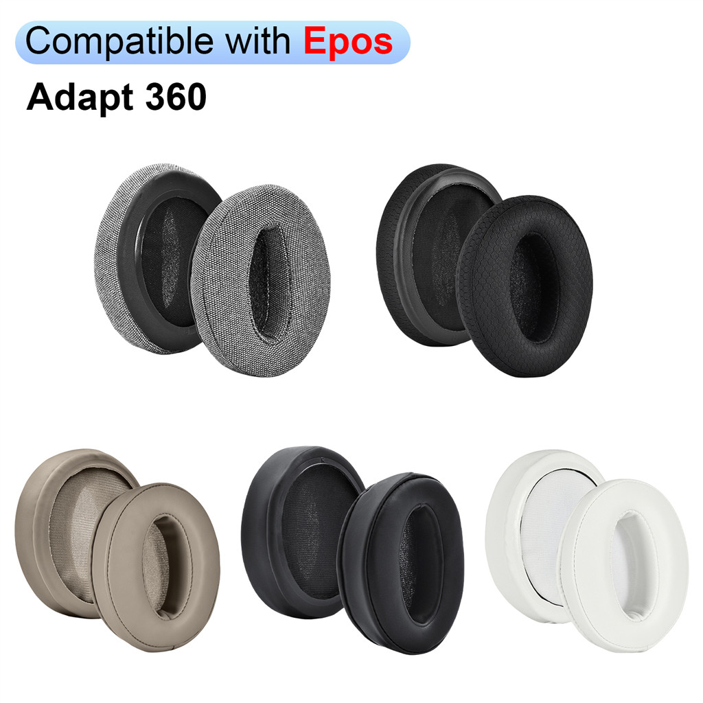1 คู่แผ่นรองหูฟังสําหรับ Epos Adapt 360 หูฟังแผ่นรองหูฟังฟองน้ําชุดหูฟัง Earmuffs