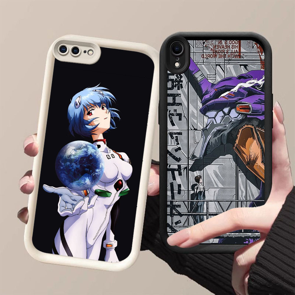 MK-87 Neon genesis evangelion เคสกันกระแทกสําหรับ iPhone XR X XS 6 7 8 Max Plus