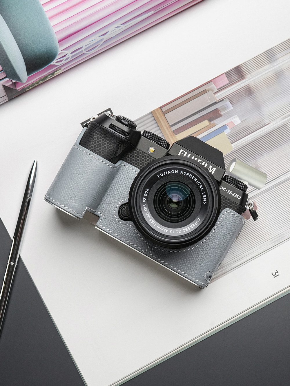 MrStone Fuji Xs20 กล้องหนังเหมาะสําหรับ XS20 เคสป้องกัน Xs-20 ฐานยึดอุปกรณ์ป้องกัน