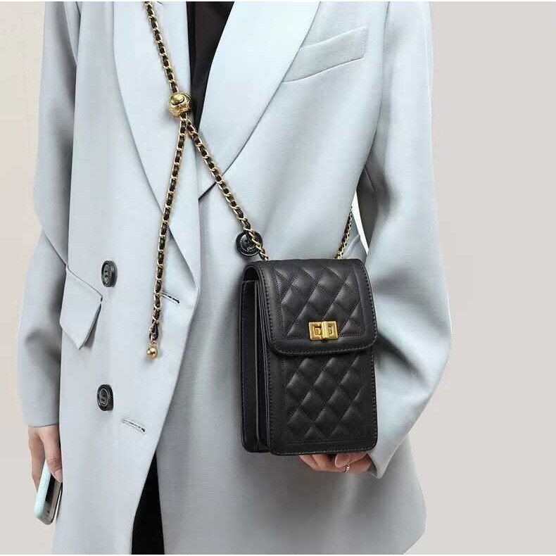 Jack Deere Women's Crossbody Korean Version Fashion Small Fragrance Shoulder Chain Mobile Phone Ba