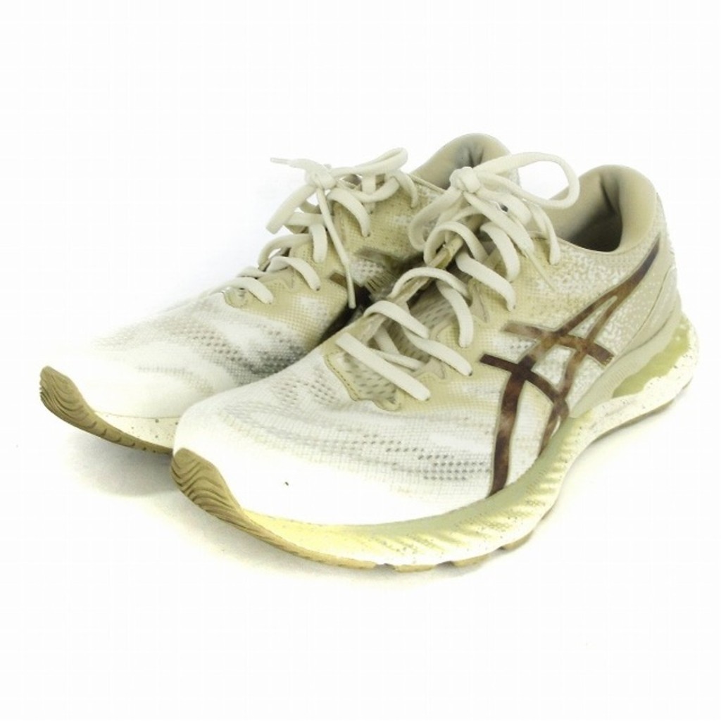 ฟิกเกอร์ Asics GEL NIMBUS 23 SNEAKER SHOES BEIGE 28cm ส่งตรงจากญี่ปุ่นมือสอง
