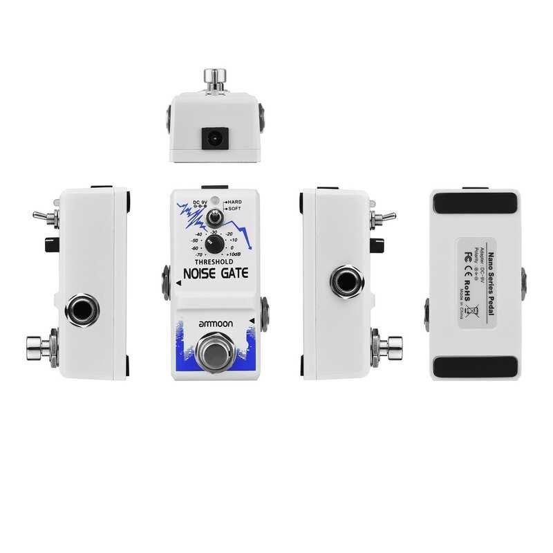 ➧ Ammoon ประตูเสียงรบกวนเดี่ยวกีตาร์เอฟเฟกต์เหยียบจ