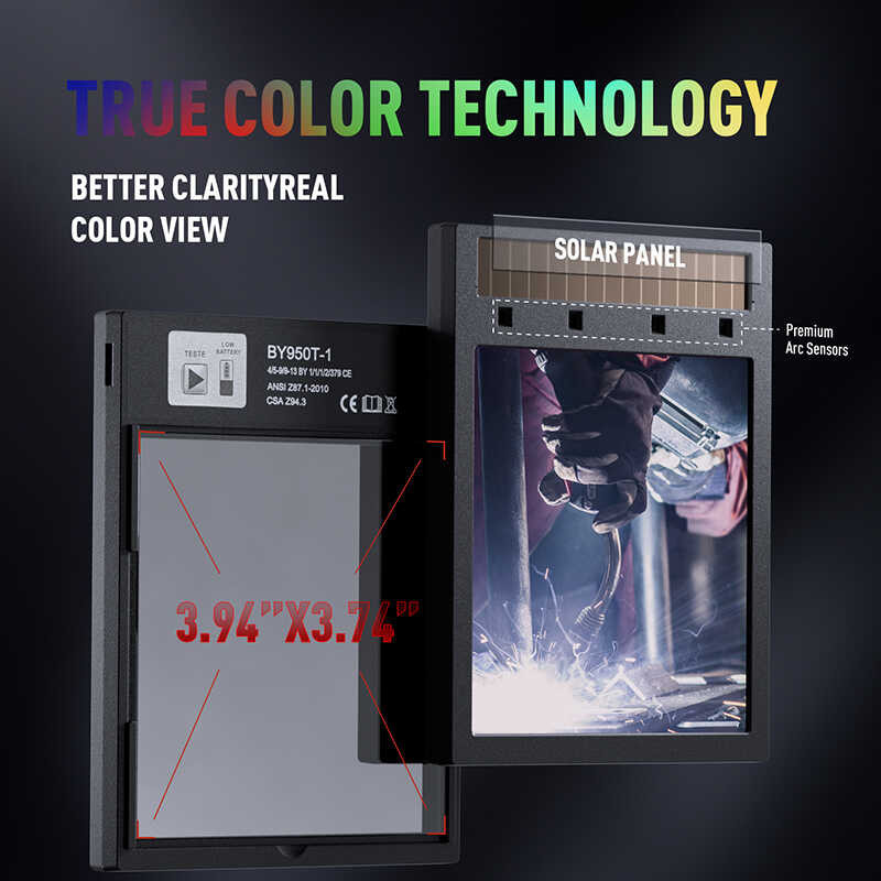 ❤ Andeli หน้ากากเชื่อมหน้ากากช่างเชื่อมขนาดใหญ่พร้อ