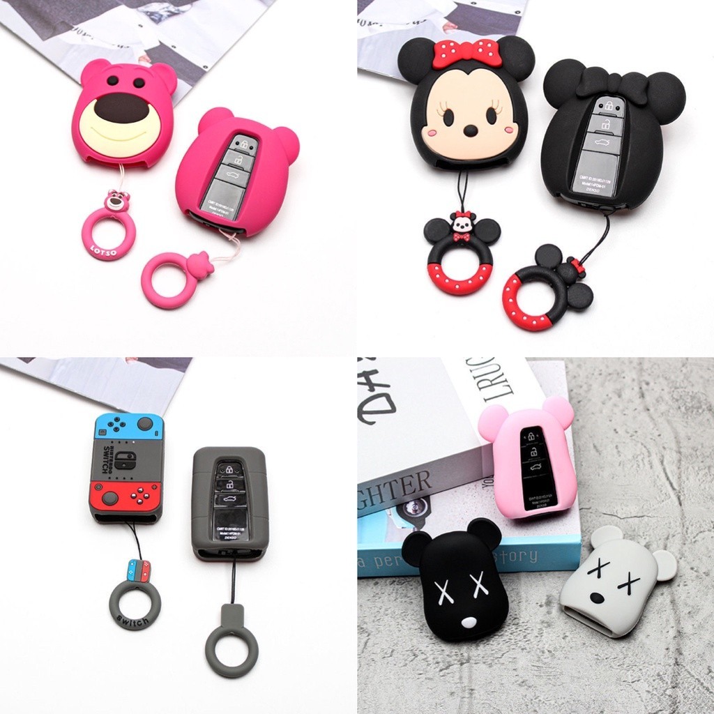 เคสรีโมทกุญแจรถยนต์ คาร์บอนไฟเบอร์ คุณภาพสูง สําหรับ Toyota corolla Cross Camry Altis CHR 2 3 4 เคส