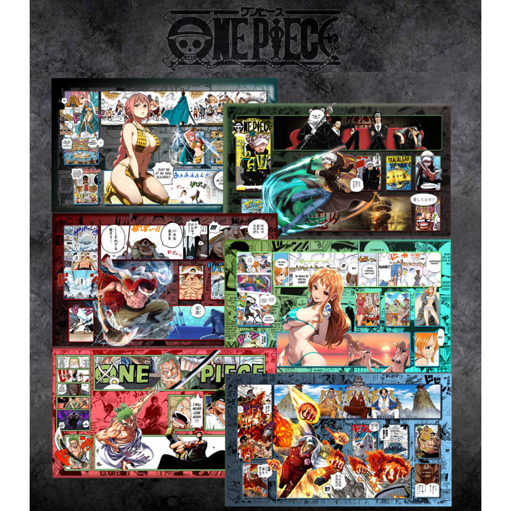 22 รุ่น One Piece เกมเฉพาะการ์ด Mat Battle Against Han Uta Yamato Perona ของเล่นเกมอะนิเมะคอลเลกชันการ์ด
