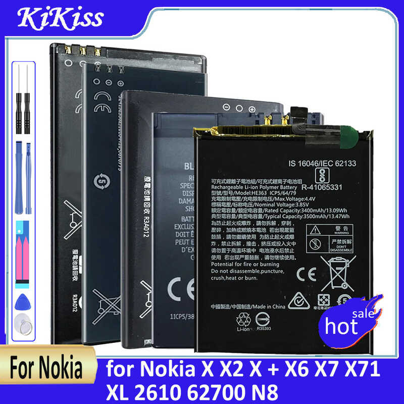 แบตเตอรี่ BLC-2 BLB-2 BP-4L สำหรับ Nokia X2 X + X6 X7 X71 XL 2610 62700 N8