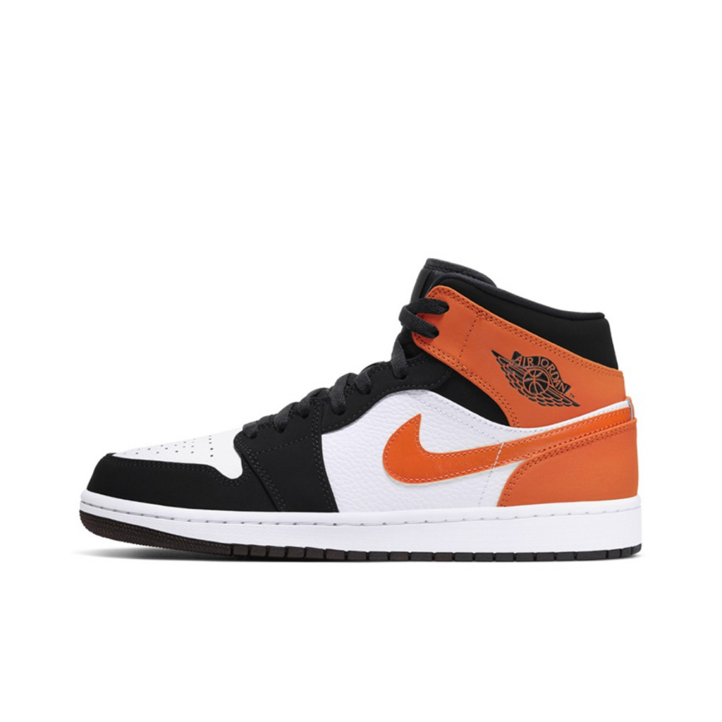 ฟิกเกอร์ ของแท้ใหม่ รองเท้ากีฬาชายและหญิงJordan Air Jordan 1 Mid Shattered Backboardรองเท้าบาสเก็ตบ