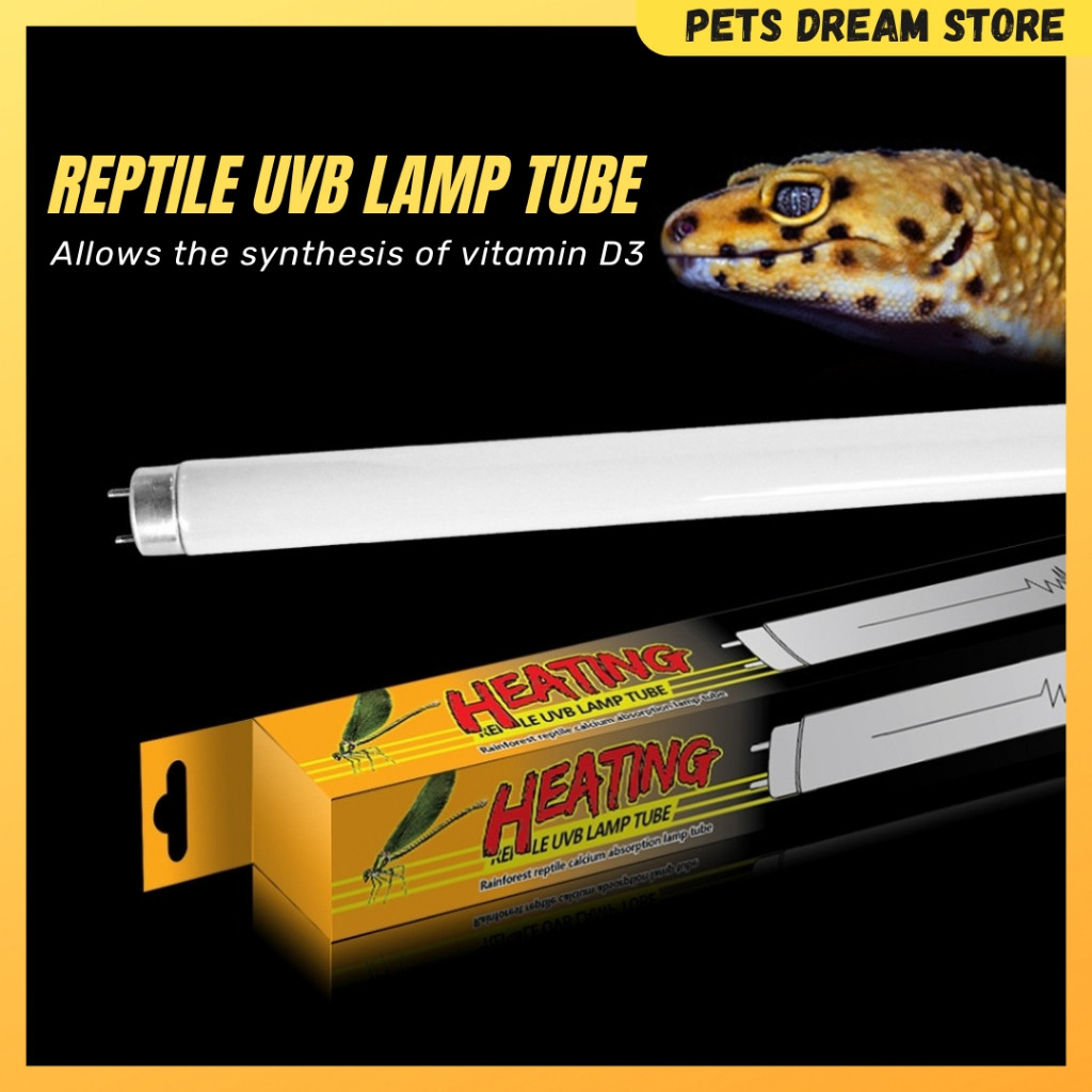 Nomoy Pet Reptile uvb หลอดโคมไฟ uvb หลอดไฟ 5.0/10.0 ตู้ไม้ หลอดไฟ uvb
