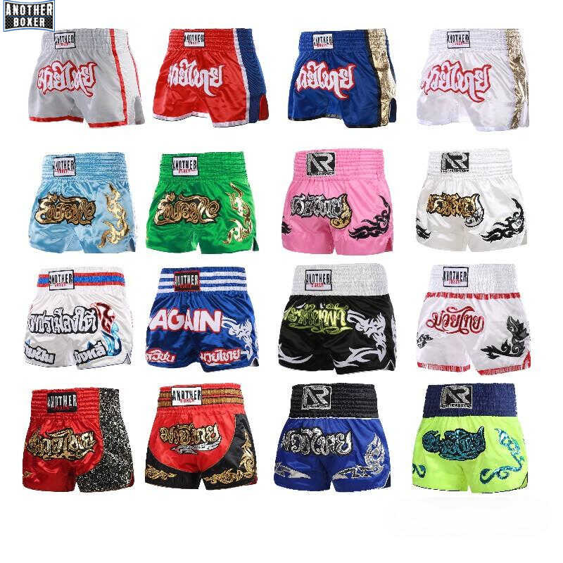 Bo Man Fighting Shorts สุภาพสตรี,Patch Color Slim MMA มวยไทย Shorts Men,Kickbo Costu