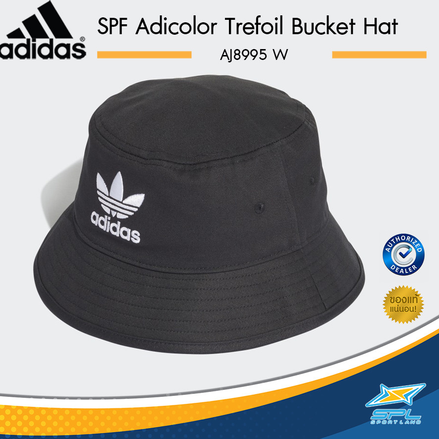 M/W หมวกSPF Adicolor Trefoil Bucket Hat 8995 BK / FQ4641 WH (1100)