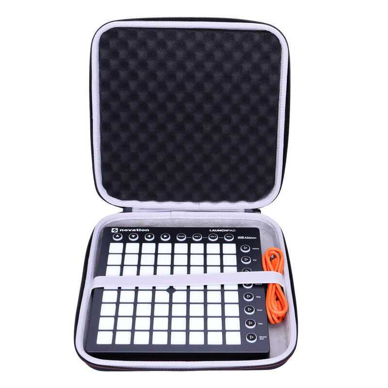 Δ LTGEM EVA กรณีพกพาสีดำสำหรับ Novation Launchpad Ableton Controller