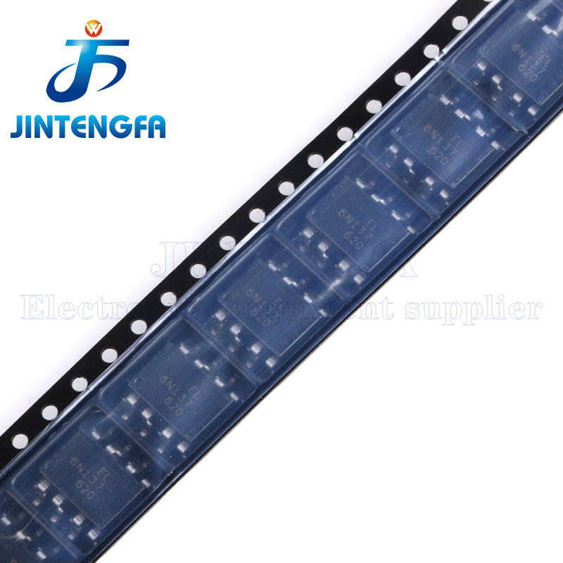 10PCS 6N137 DIP-8 SMD-8 EL6N137 EL6N137S 6N137M 6N137SDM 6N137-500E ความเร็วสูง Optocouplers ความเร็
