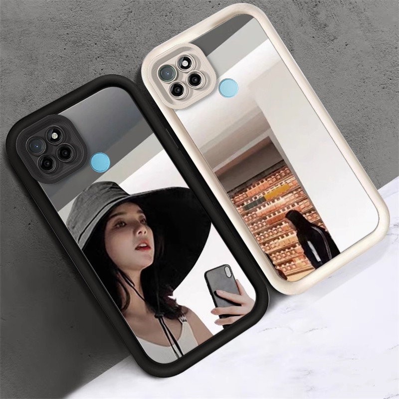 REALME C21 ล่าสุด Hp สําหรับ JZ กระจก Cassing โหมด Sofcase ซิลิโคน Softcase เคสโทรศัพท์ Soft Kesing 