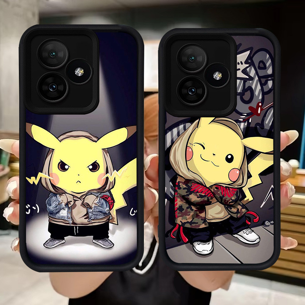 Q120 Pokemon soft สําหรับ Realme C63 C55 C67 Narzo 50A Prime GT 6 C51 C53 หมายเหตุ 50 C31 C35 60 C33