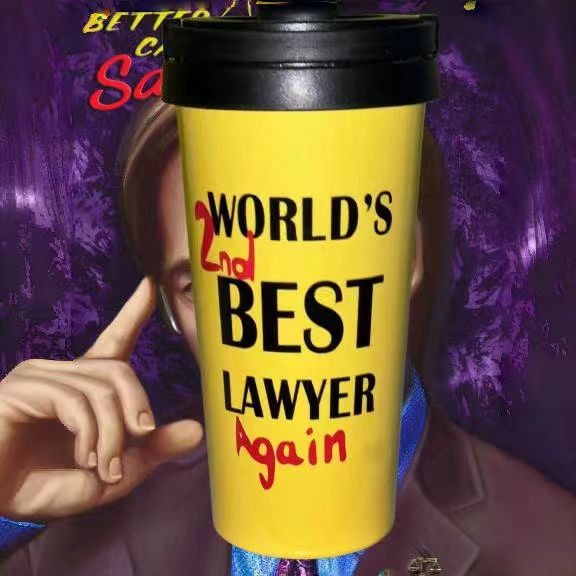 Fengcao Lawyer Water Cup World Two Good ทนายความ Better Call Saul Coffee Cup Insulated Coffee Cup