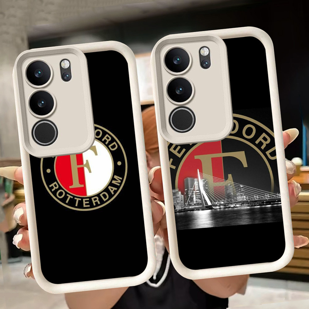 ปลอกอ่อนสําหรับ Infinix HOT หมายเหตุ 50i 50S 50X 50 60 60i Pro Plus 5G สีขาว Q79 Feyenoord-FC