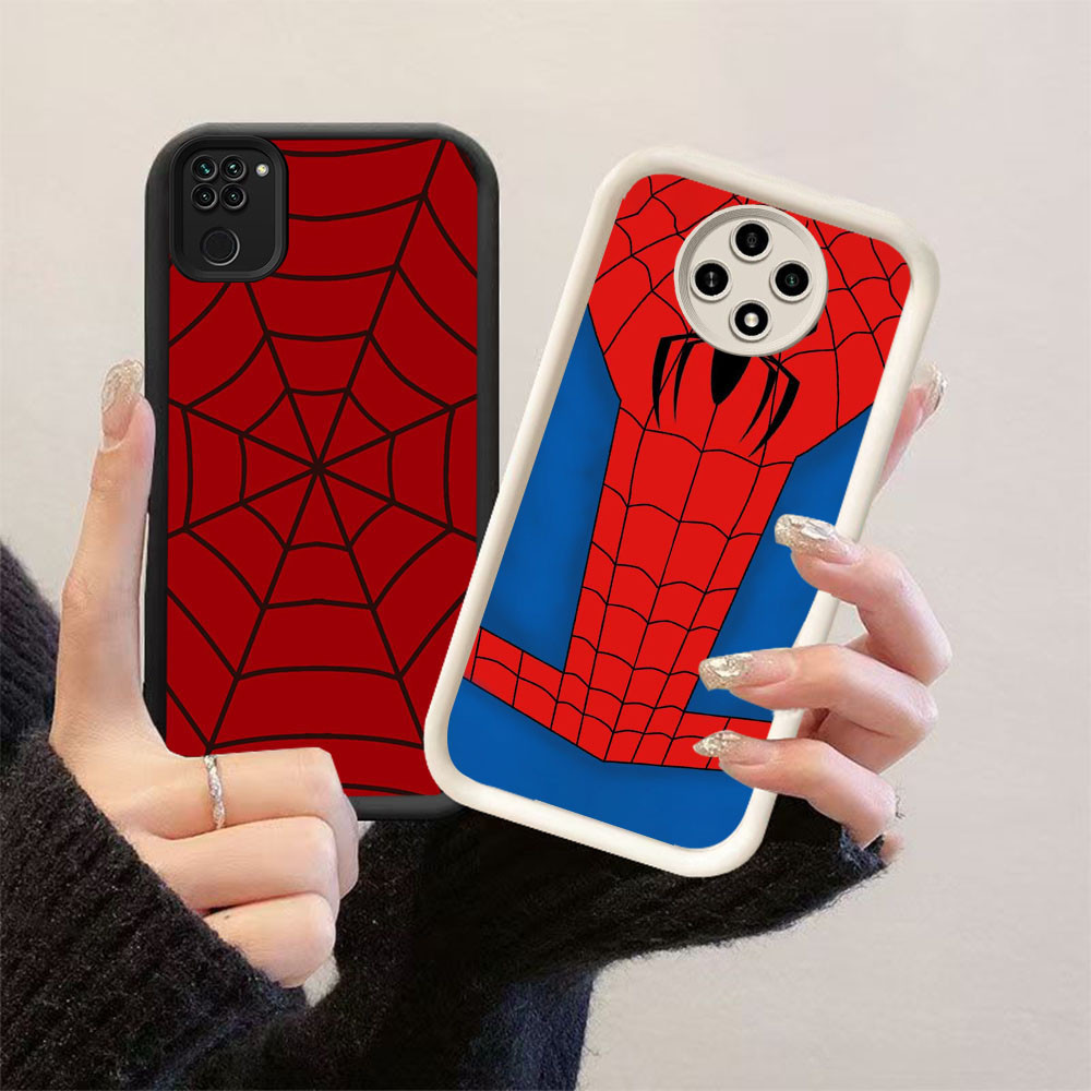 YZ-177 Spiderman spider web ปลอกกันกระแทกสําหรับ Xiaomi Redmi Note Poco 9S 9 M2 8 Pro Max