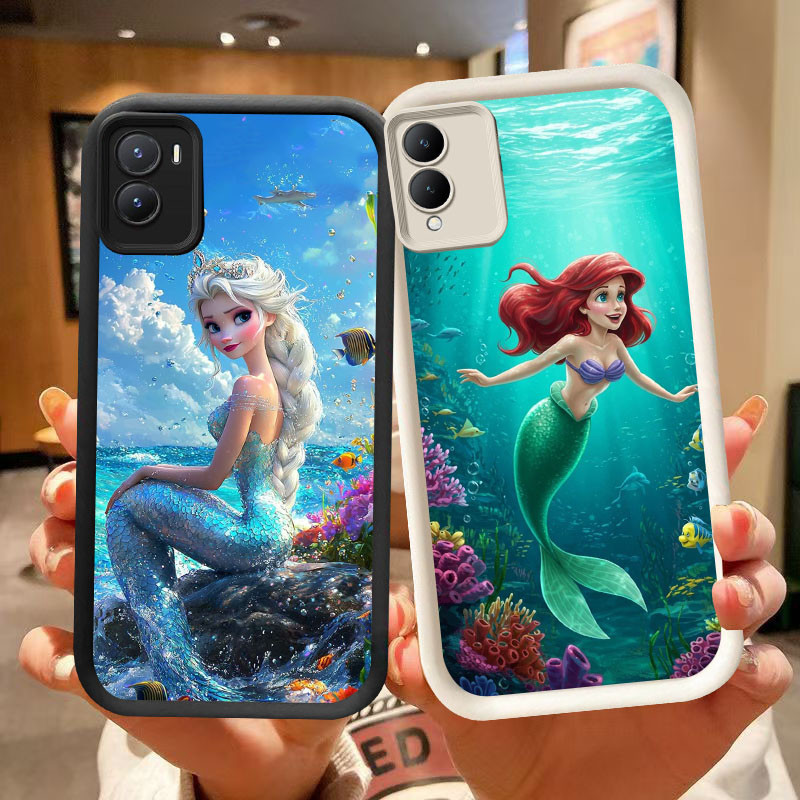 YZ-84 Mermaid Cool สําหรับ VIVO IQOO Y56 Z9X Z9 Z10 Y17S Y35 Y02S Y16 Y28 2024 5G