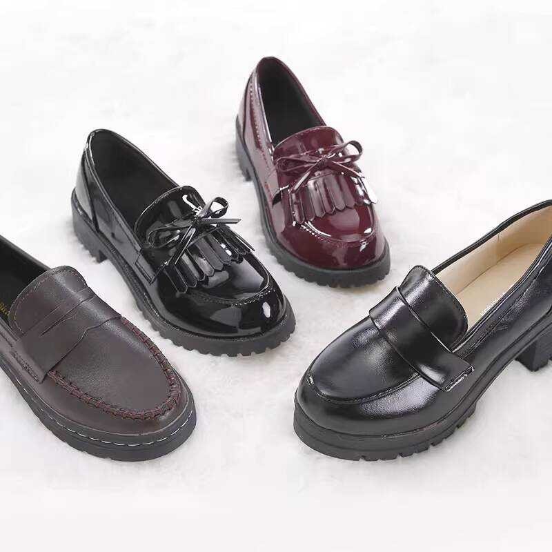 Meow House Shop รองเท้านักเรียนญี่ปุ่นสไตล์กิมจู สำหรับJK และรองเท้าผู้หญิง