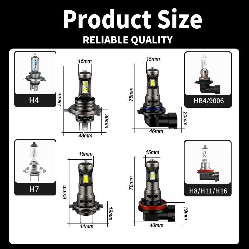 1 9C3 / 2Pc SUZUKI Gsxr1000 2007-2008 H9 H7 ไฟหน้ารถจักรยานยนต์ 6500K ไฟ