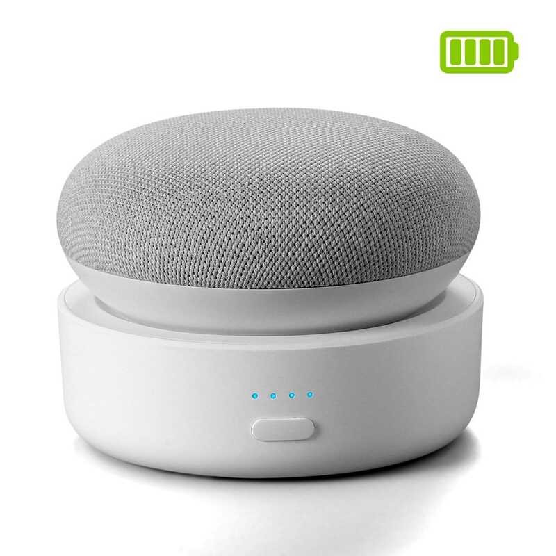 N2 แท่นแบตเตอรี่ GGMM สำหรับ Google Nest Mini 2Nd Gen แบตตอรี่สำรอง