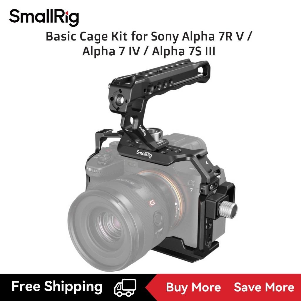 Smallrig Full Cage & Cage Kit สําหรับ Sony Alpha 7R V / Alpha 7 IV / Alpha 7S III / Alpha 1 / Alpha
