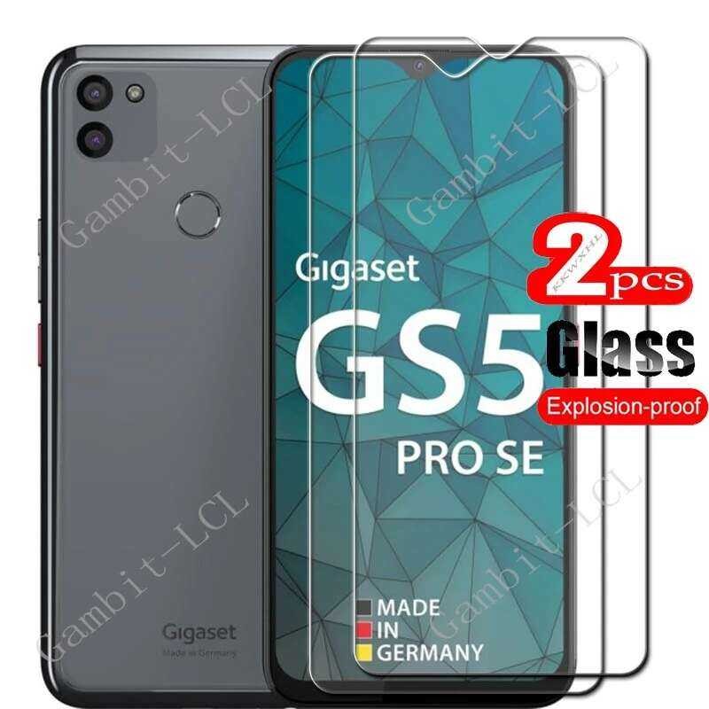 ชิ้น 2 สำหรับ Gigaset GS5 Pro SE 6.3" กระจกนิรภัยป้องกันบน GigasetGS5 GS5ProSE GS5Pro ฟิล์มป้องกันหน