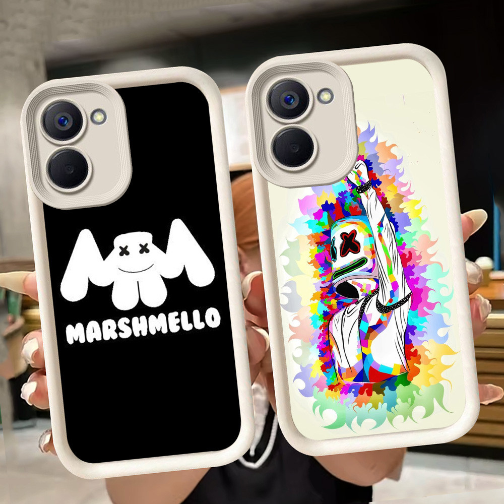 ปลอกอ่อนสําหรับ VIVO Y36 Y28 Y17S Y18 Y03t Y03 Y18i Y27 Y28s V60 5G Y27s สีขาว Q2 Marshmallow