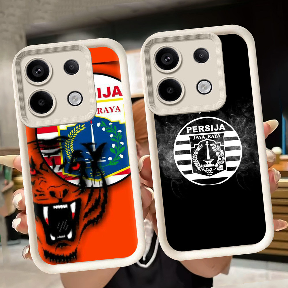 ปลอกอ่อนสําหรับ Xiaomi Redmi 13T POCO M6 X6 Neo Note 13 13C Pro Plus 5G สีขาว Q75 Persija