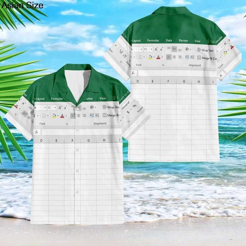 เสื้อเชิ้ตชายหาด ชุดเสื้อฮาวายตลกๆ Aloha แบบส่วนตัว - ของขวัญวันหยุดฤดูร้อน ของขวัญครอบครัว เสื้อทำง