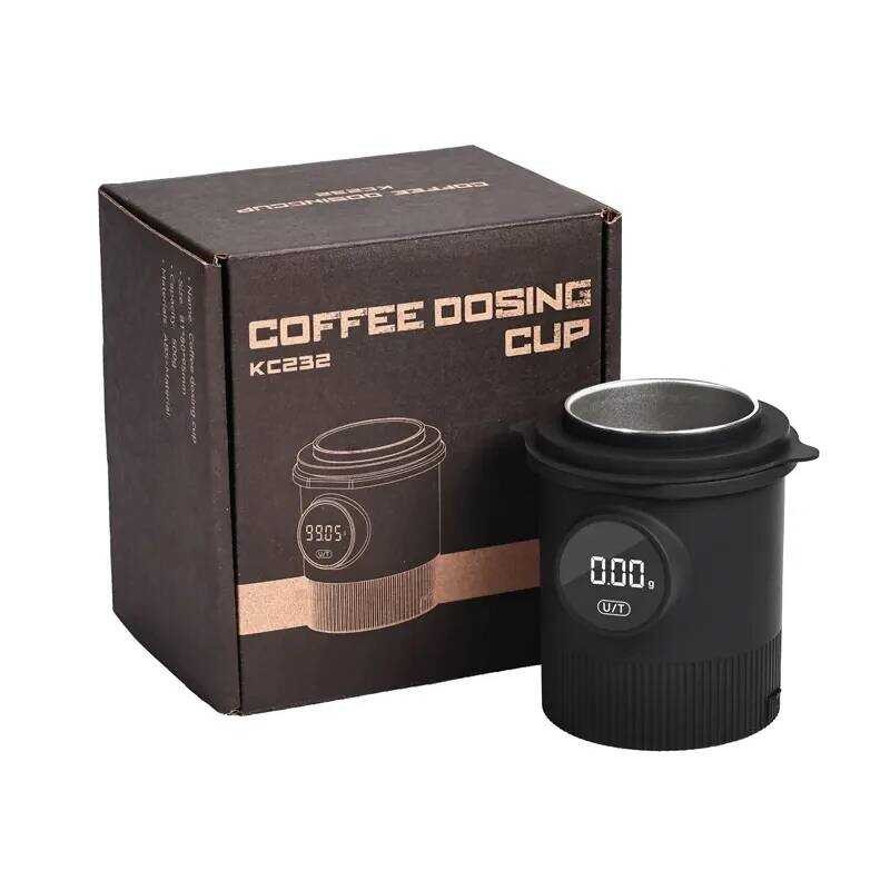 500G Digital Coffee Weighting Lcd Kitchen Espresso Electronic Weighing Scale Coffee Dosing Cup Kc23