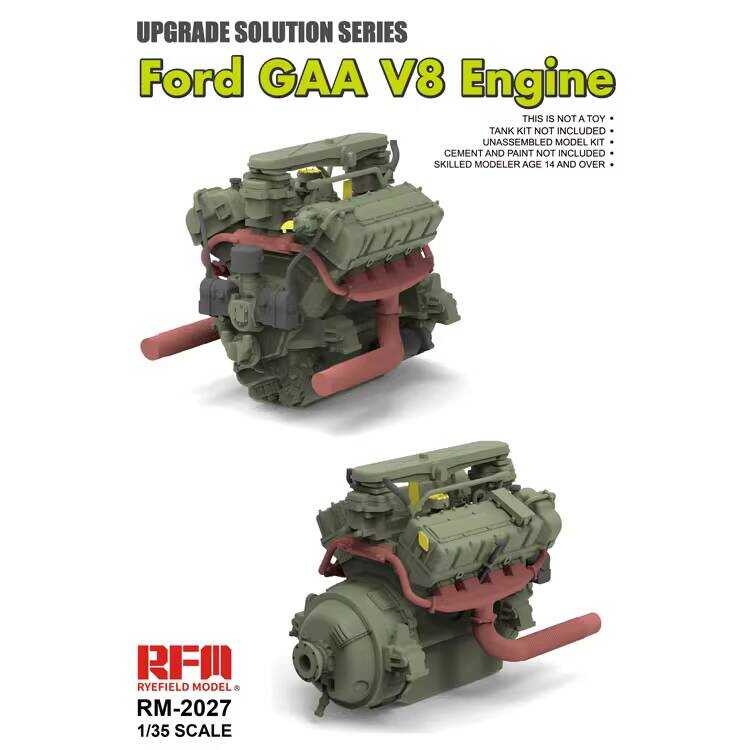 RFM RM-2027 1/35 M4 Sherman เครื่องยนต์ GAA V8