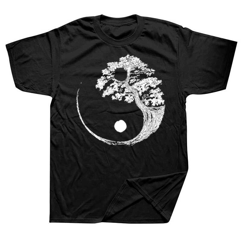 ❤ Tree Of Life Yin Yang T-Shirt Chinese Yin-Yang Tai Chi Means Harmonious Clothes For Women Men