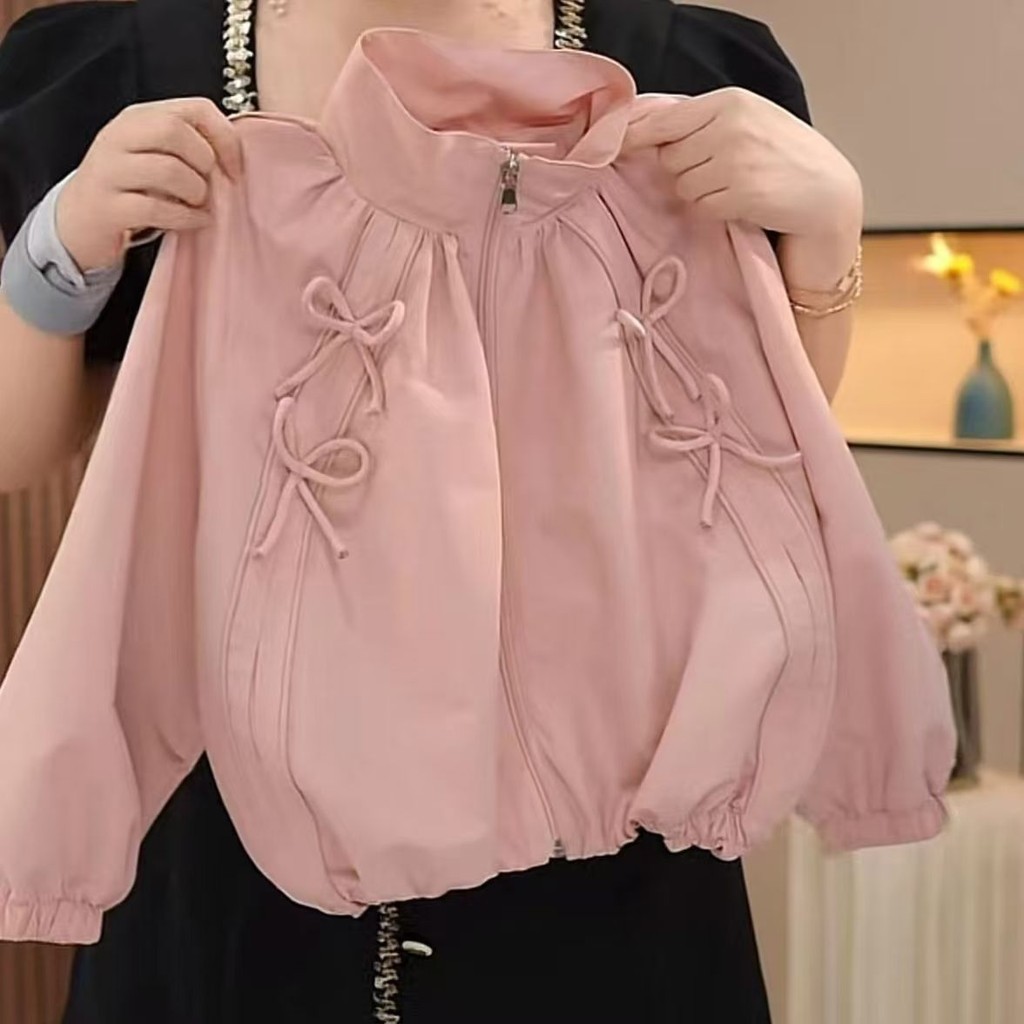 [ผลิตภัณฑ์ใหม่] เสื้อแจ็คเก็ตแขนยาวสําหรับเด็กผู้หญิงฤดูใบไม้ร่วงเวอร์ชั่นเกาหลีแฟชั่นท็อปแฟชั่น