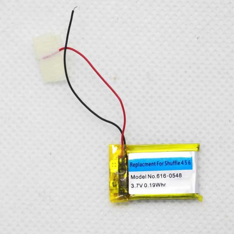 ▥ 10 ชิ้น/ล็อต 616-0548 0.19Whr 3.7V แบตเตอรี่ทดแทนสําหรับ Ipod สําหรับ Shuffle 4Rd 5Rd 6Rd Gen