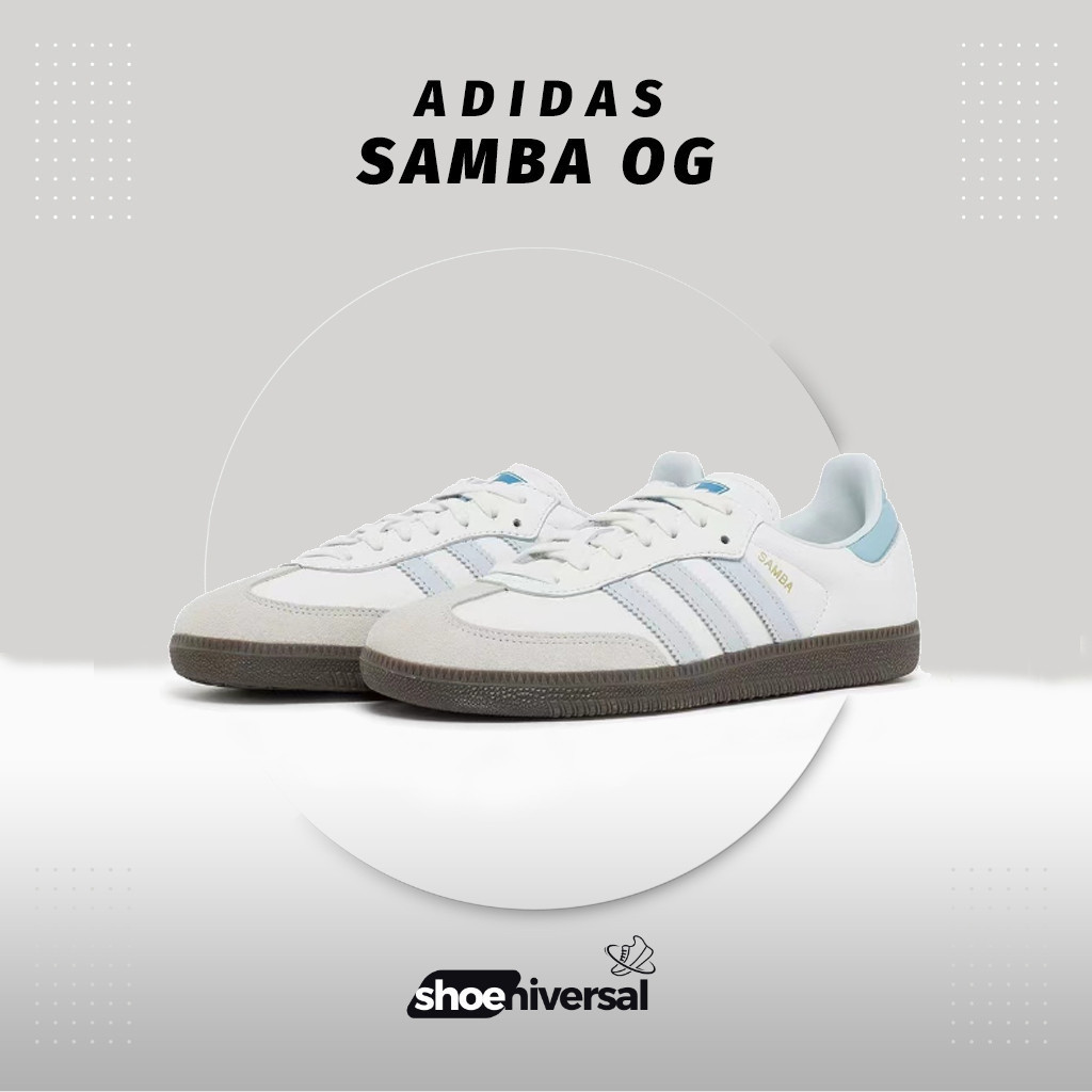 ฟิกเกอร์ [ พร้อมส่ง & พรี ]️Adidas Samba OG ของแท้100% รองเท้าผ้าใบ Samba อาดิดาส รองเท้าผ้าใบ WHIT